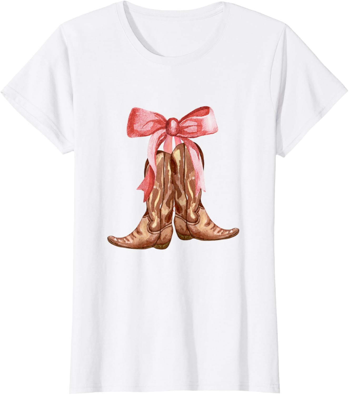 Cowgirl Boots Country Cute Preppy Girls Toddler Kids Women T-Shirt